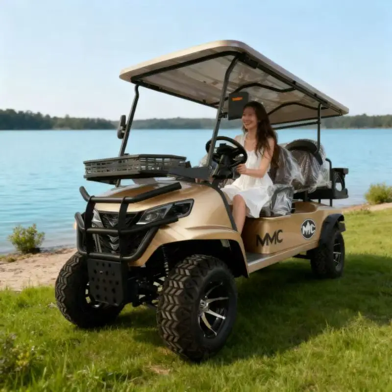 أعلى السرعة ​ ​ عربة جولف للطرق الوعرة 63 كم/ساعة 4WD، عربة جولف مخصصة قوية بقدرة 7000 وات MMC
