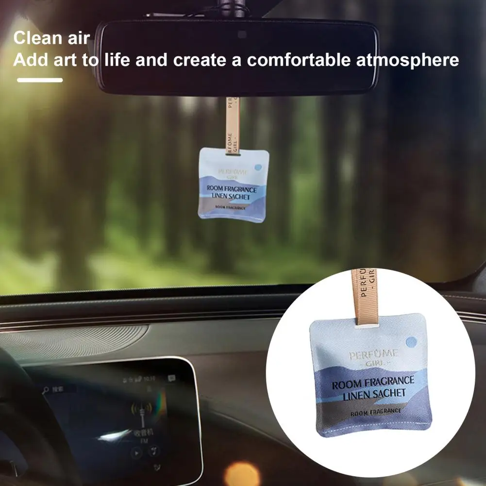 Air Purifying Car Sachet Long Lasting Fragrance Car Hanging Scented Sachet Bag Magnetic Vent Clip Air Purifying for Auto