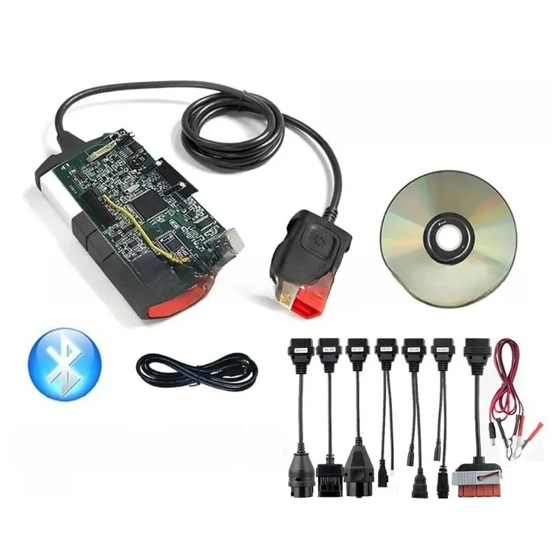 DS VD150E V3 CDP VCI TCS V 2021.11 + 8 линий для тележек, двухплатный Bluetooth