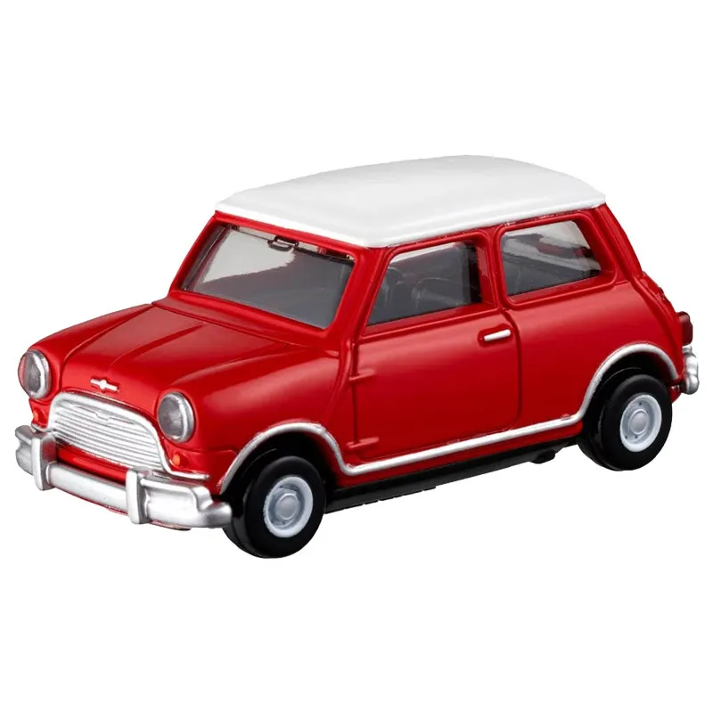 Original TAKARA TOMY Tomica Premium No.12 Morris Mini 1/50 Diecast Alloy Classic British Mini Cooper with Openable Doors Collect