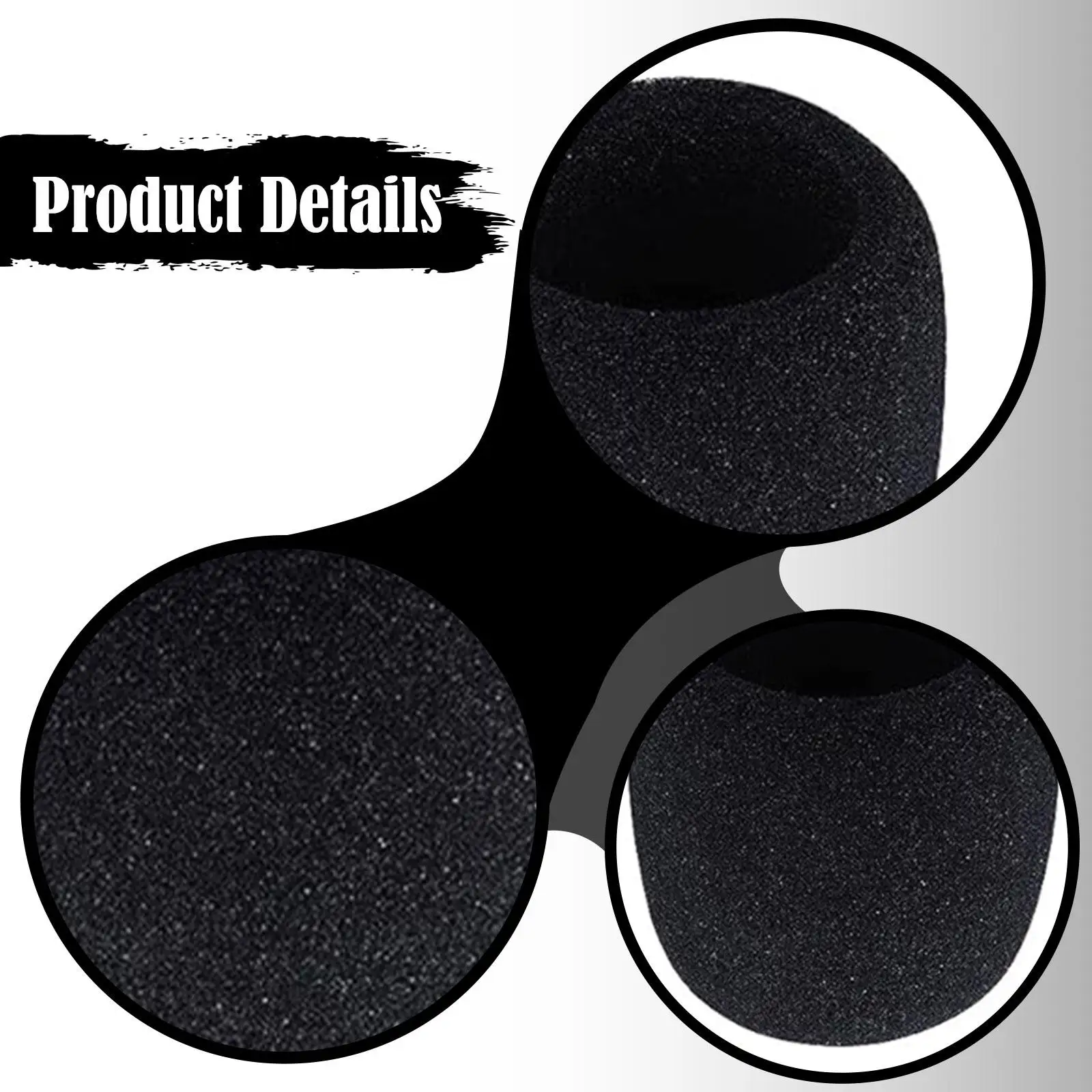 Cordless Microphone Covers Foam Mic Covers for Singing Broadcasting