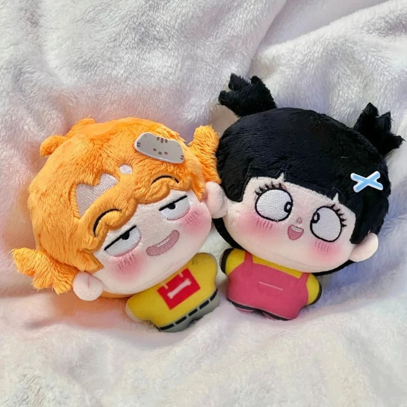 

Фаршированная игра 10 см, аниме, веселые хроники Shuaai, большая лицо, тело для девочек, плюшевая кукла, игрушка, мягкое платье, хлопковый подарок для детей