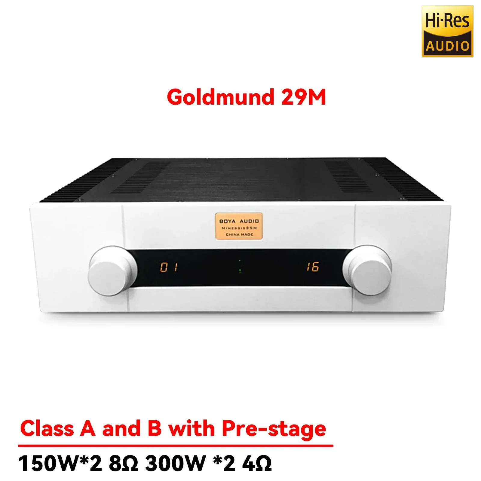

Reference Goldmund 29m Amplifier 150W*2 Class A and B HiFi High-end Home Audio Power Amplifier with Remote Control