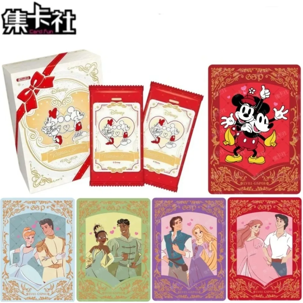 Original Card.fun Disney Sammelkarten Charakter Sweet Heartbeat Romance Einladungskarten Animierte Kreative Peripherie-Geschenke