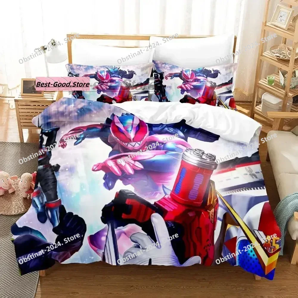 Kamen Rider REVICE Bedding Set Single Twin Printed Bed Set With Pillowcase Bed Duvet Cover Single Double Queen Super King Size