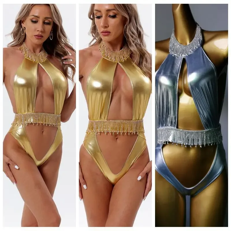 

Hollow Out Bodysuit Sexy Burning Man Festival Woman Outfit Rave Party Gogo Dancer Costume Nightclub Pole Dance Bikini One Piece