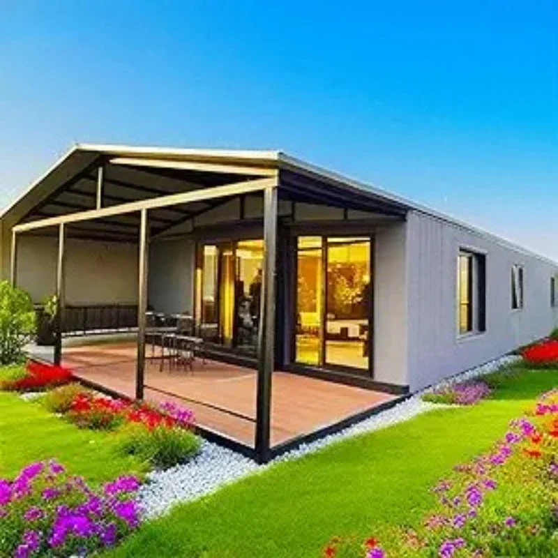 Prefab Container Houses Modern Customized Tiny Home Cabin Kits Prefab Container House 20ft Expandable Folding Container House