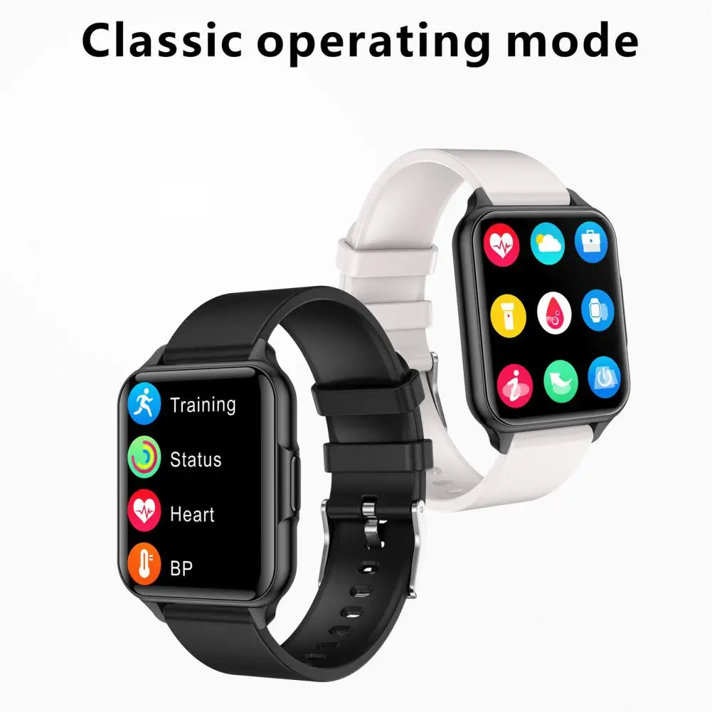 Watch 1 Set Useful Fully Large Screen Widely Compatible  Low Power Consumption Wrist Watch for Daily Wear