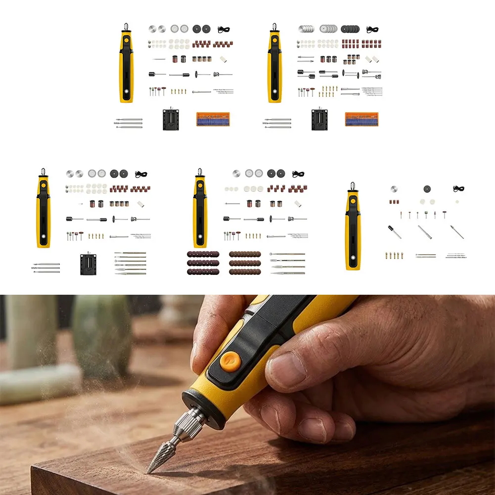 Brushless Rotary Tool with Touchscreen for Seamless Transition Between Engraving Polishing Grinding and Drilling Operations