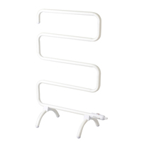 Electric Heating Towel Rack Floor Stand Towel Holder Rail Constant Temperature Towel Warmer Rail Bathroom Towel Dryer 220V