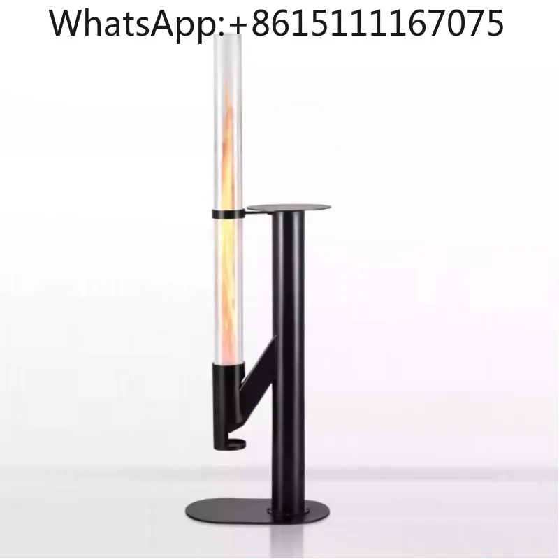 Rocket Furnace Replacement Glass Tube, Portable Granular Heating Stove Special Glass Tube Only