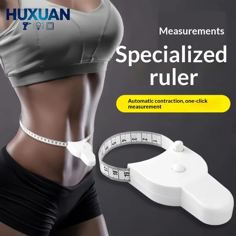 Automatic Telescopic Tape Measure Body Measuring Tape Sewing Ruler Tools Centimeter Tapes For Body Meter Measure White Tools