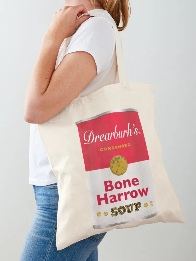 

Сумка-шоппер Bone Harrow Soup, женская сумка-тоут, холщовая эко-сумка