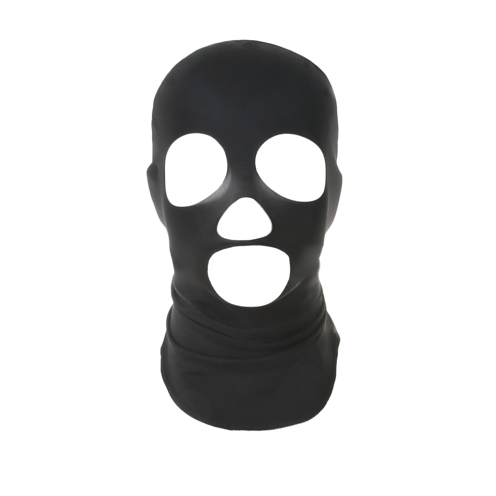Full Face Hole Mask Men Women Balaclava Cap Outdoor Neck Head Cover Sports Ice Silk CS Motorcycle Cycling Riding Hiking Helmet I