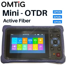 XPON GPON EPON Active Fiber Testing OTDR Live Fibre Test Mini Optic Reflectometer VFL OLS OPM Event Map Ethernet Tester 1610nm