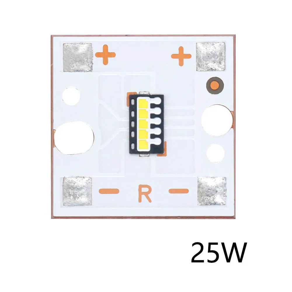 Imagem -02 - Luz Led de Alta Potência para Faróis Automotivos Super Brilhante Grânulos de Led Tubo Pcb Lâmpada Faça Você Mesmo 6500k 5w 10w 15w 20w 25w 10 Pcs