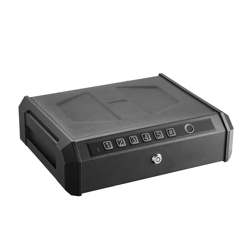 Gun Safes Password Digial Pin Combination Cmall Mini Firearm Weapon Cash Money Car Semi Pistol Handgu Safe Vault Box Case