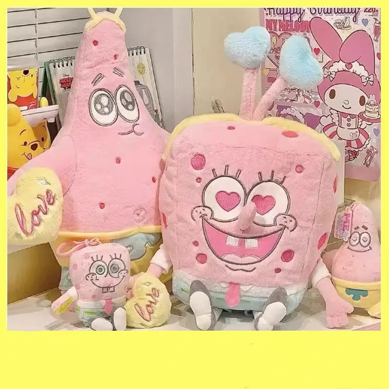 かわいいスポンジボブぬいぐるみ漫画子供用枕ソファ装飾子供の創造的な誕生日プレゼント