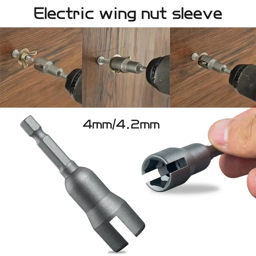 Magnetic Nut Driver Drill Bit Magnetic Nut Driver Set for Quick Installation Power Wing Nut Socket Wrenches Tool with for Easy