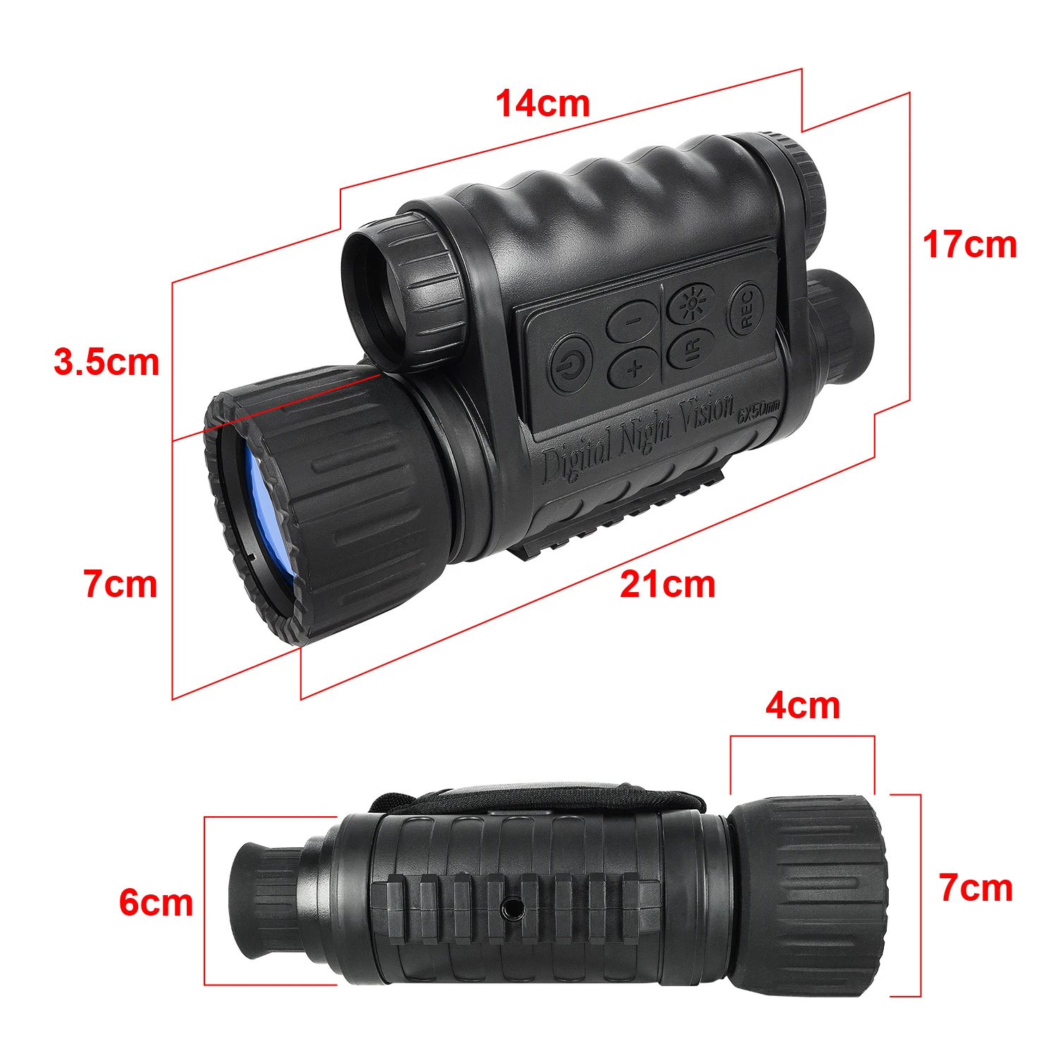 WiFi Monocular Night Vision Camera Monocular Infrared 12MP 720P HD Telescope 1.5'' Display Screen for Portable Hunting camera