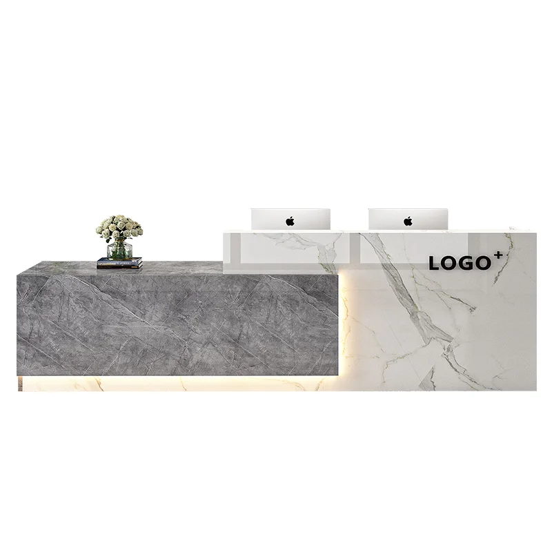 

Trendy Reception Desks Luxury Cashier Decor Unique Reception Desks Modern Display Recepción Negocio Commercial Furniture