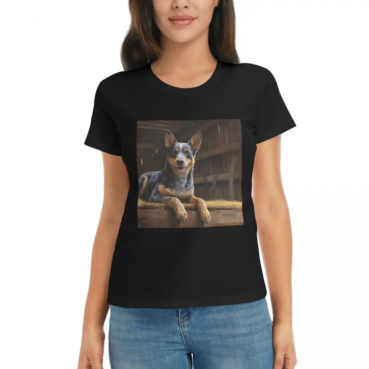 

Женская футболка с австралийской крупного рогатого скота, летние футболки с короткими рукавами, хлопковые футболки с круглым вырезом, одежда, топы, уличная одежда