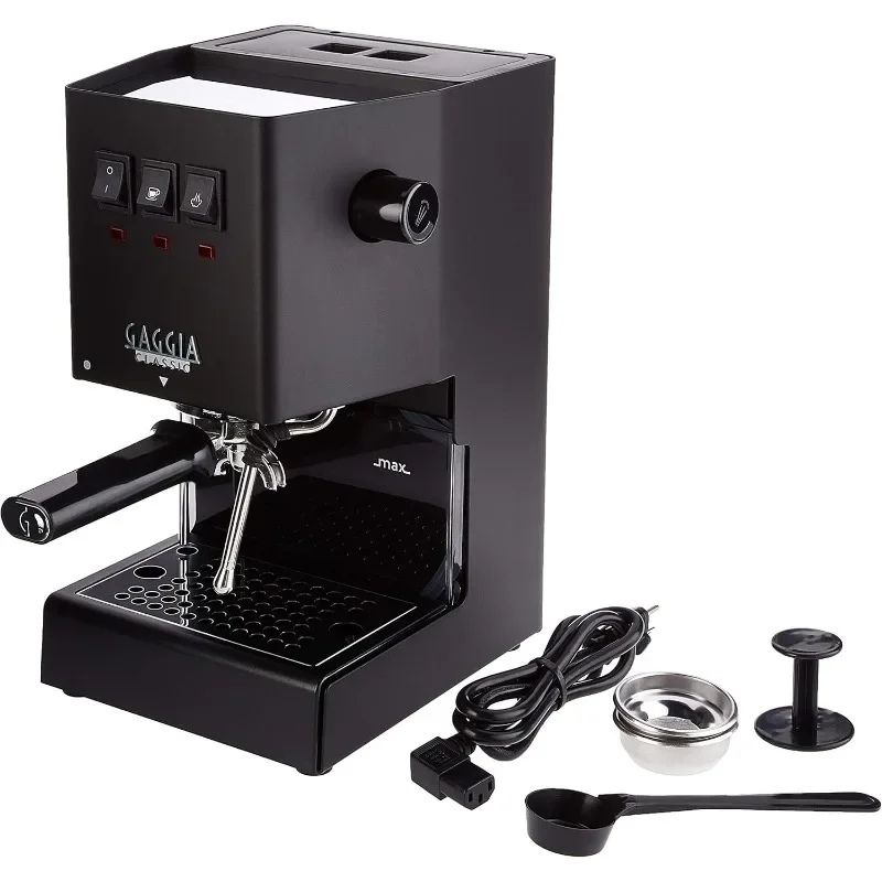 Gaggia RI9380/49 Classic Evo Pro Espresso Machine, Thunder Black, Small