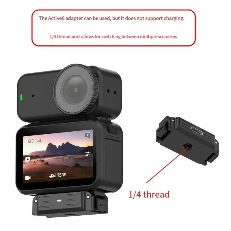 193A Precisions Engineered 1/4inch Charging Adapters Base for Firm Device Connection Eliminates Slippage in Dynamic Shoots