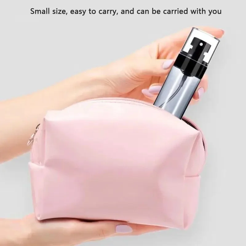 3/5 個超微細アトマイザースプレーボトル再利用可能な香水空の容器ポータブルエッセンシャルオイルアルコールメイク