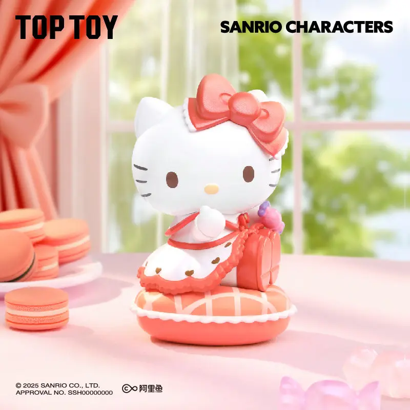 TOPTOY SANRIO CHARACTERS Sweetie Candy Series Blind Box Guess Bag Original Toys Doll Cute Anime Figure Ornaments Gift