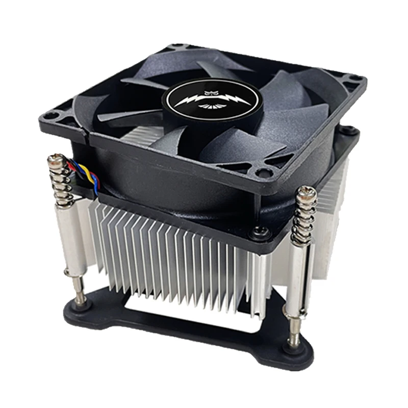 

QiuzAim PC Radiator Aluminum Core Cooler Cpu Fan 4Pin/PWM Air-cooling Computer Processo installation LGA1150 1151 1155 1156 1200