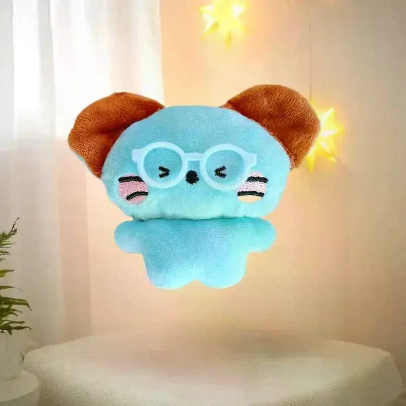 Cute Cartoon Creative Mouse Plush Keychain Kawaii Stuffed Doll Toys Decorative Backpack Pendant Ornament Accessories Gifts