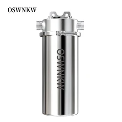 OSWNKW-02 Pre Filter Purifier Whole House Spin Down Sediment Water Filter Central Prefilter System Backwash Stainless Steel Mesh