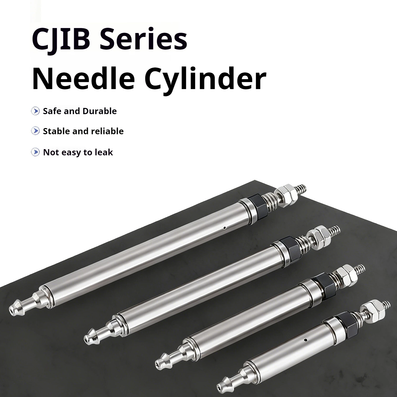 Mini Cylinder Needle Shaped Pneumatic Actuators Small SU4 One in One out CJ1B4 Series 5/10/15/20mm Stroke for Automation
