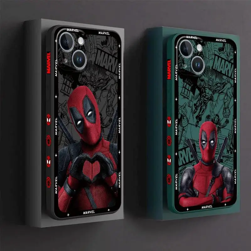 Marvel Deadpool Case for Samsung Galaxy Note 20 Ultra S10 Note 10 Plus 9 S8 S9 S9Plus S10 Plus S8 Silicone Cover