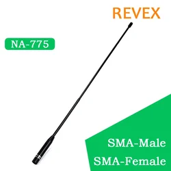 NAGOYA NA-775 SMA męski żeński dwukierunkowa antena Raido Walkie Talkie dla YAESU Woxun Tonfa UV-985 Zastone ZT-2R Baofeng Kenwood