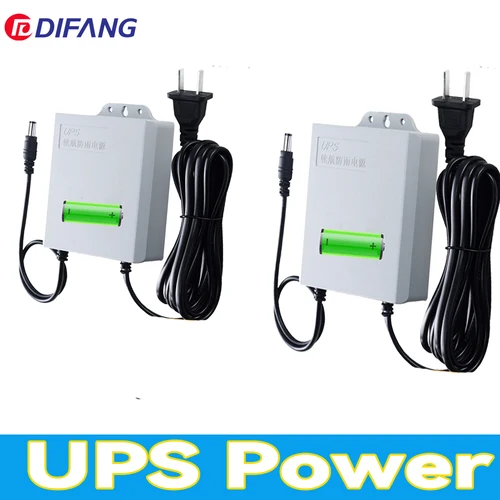 DIFANG 3600/5400mAH UPS adaptador de corriente de batería impermeable DC12V batería de respaldo cámara CCTV fuente de alimentación cargador de enrutador