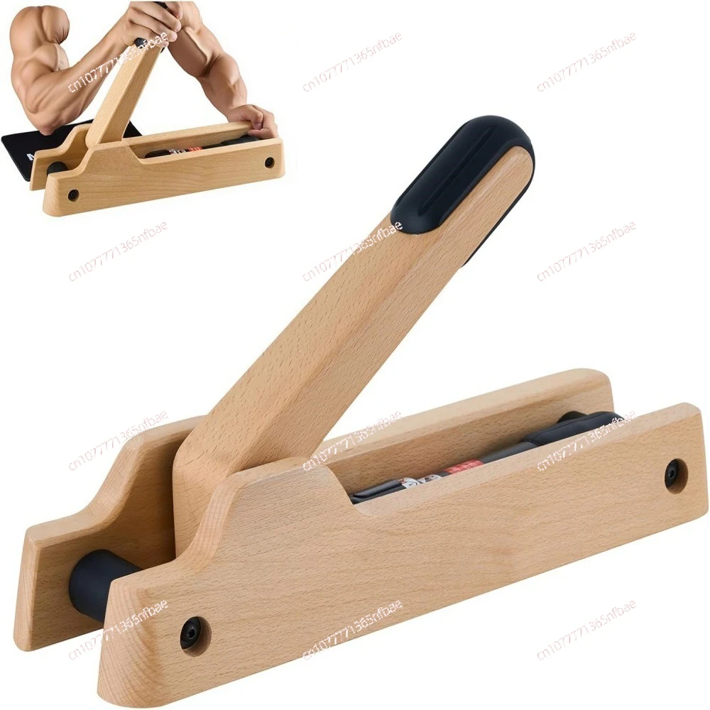 Wooden Arm Wrestling Training Device Biceps Grip Strength Training Equipment for Gym Home Fitness Workout