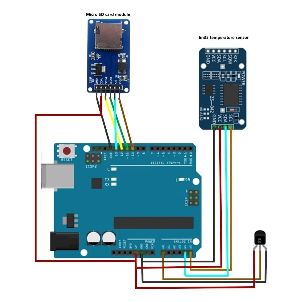Micro SD Card Mini TF Card Reader Module SPI Interfaces with Level Converter Chip 5V/3.3V For Arduino DIY KIT image 4