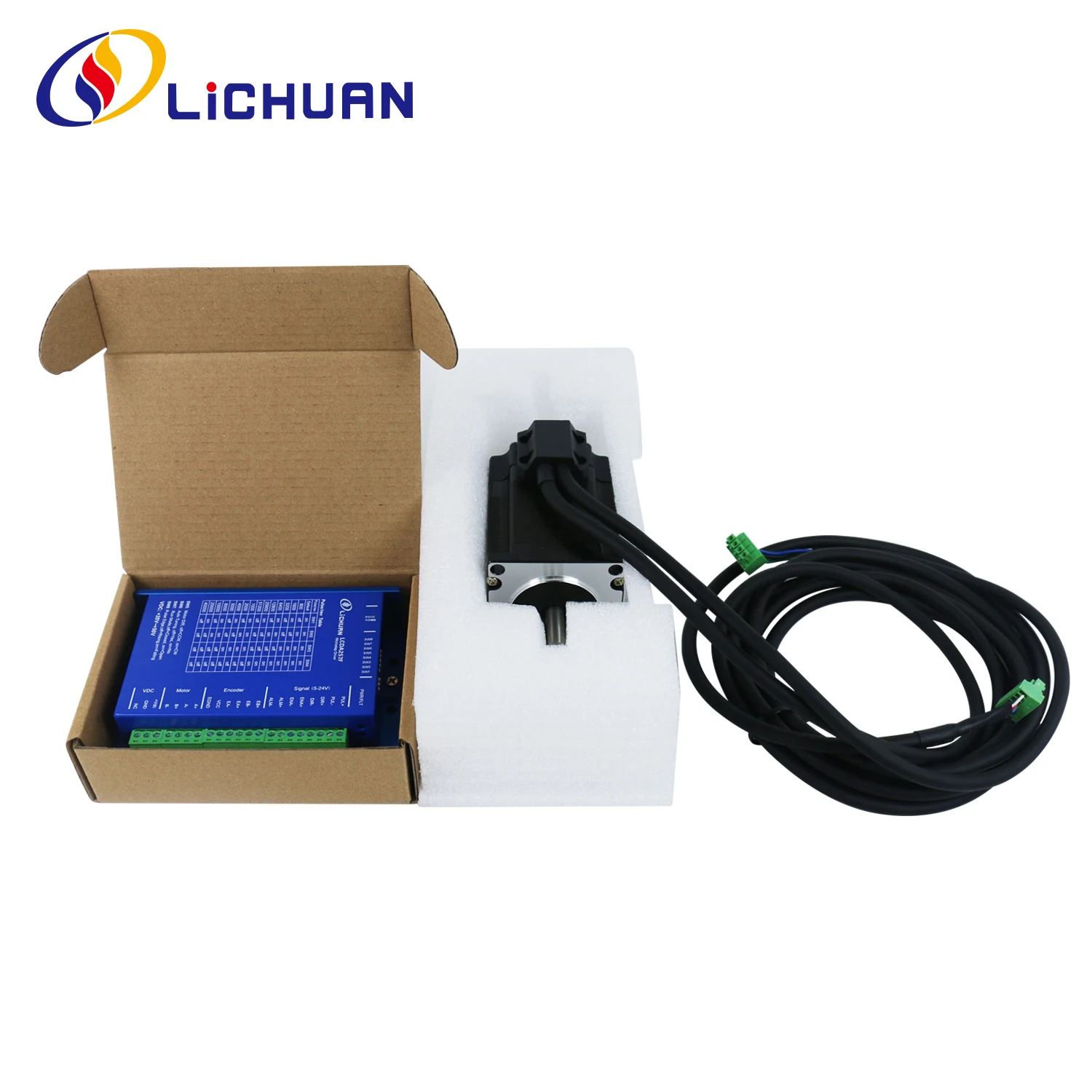 Imagem -06 - Lichuan-kit de Motor Deslizante de Circuito Fechado dc Driver Closeloop para Cnc Nema17 Fases 1.2a 1000ppr 0.48n.m 0.72n.m