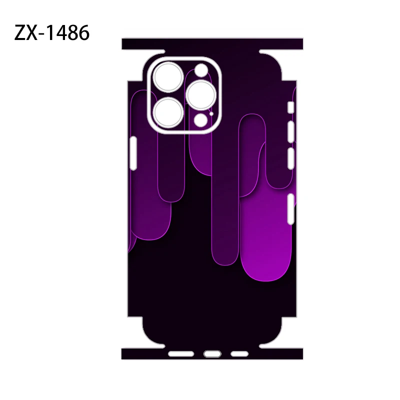 Skin Wrap For iPhone17 16 Pro Max Sticker 15 14 Plus Back Film 13 12 Mini Protective Decal Side Frame Back Protecto