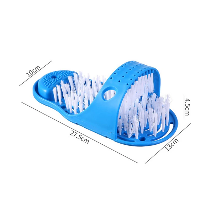 ที่ขัดเท้าเวลาอาบน้ำ1ชิ้นที่ทำความสะอาดเครื่องนวดสปาขัดผิวรองเท้าแตะสำหรับล้างเท้าแปรงอาบน้ำในห้องน้ำแบบดูดเอาผิวหนังที่ตายแล้วออก