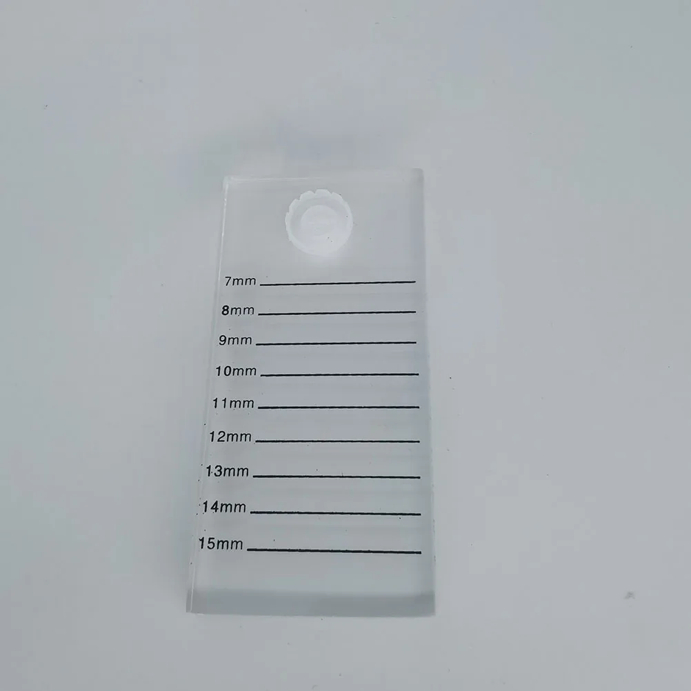 

2Pcs Lash Transparent Acrylic Eyelash Holder Reusable Transparent Lash Tile Professional Beauty Salon Pallet Tile Supply