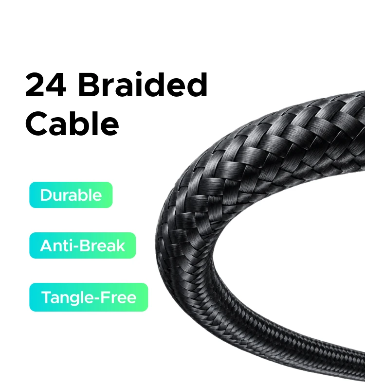 UGREEN PD240W USB-C to USB-C Cable with TFT Smart Display Nylon braided Aluminum 480Mbps for iPhone MacBook Galaxy Pixel XPS