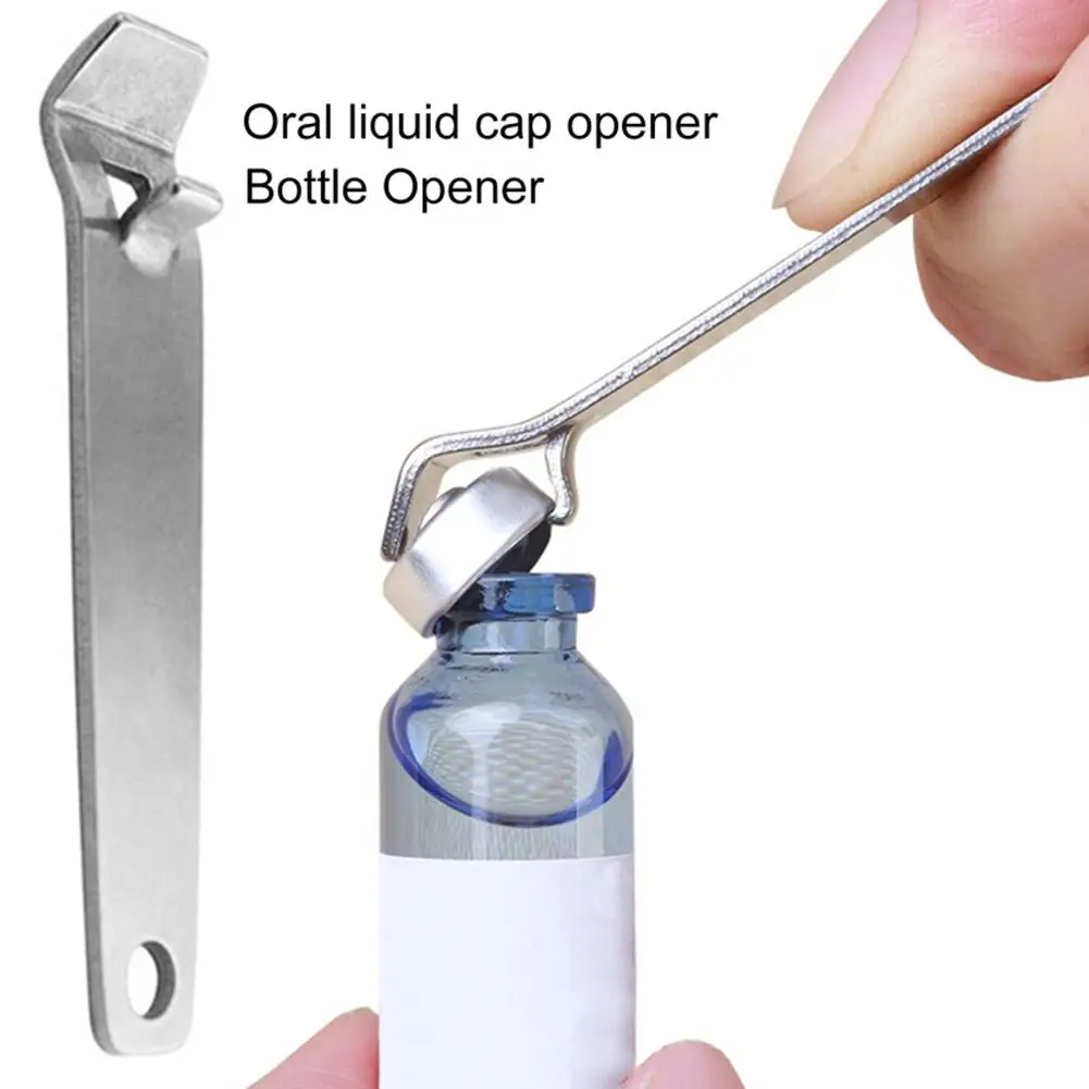 Stainless Steel Oral Liquid Vial Opener Nurse Tool Portable Ampule Bottle Opener Multi-function Can Opener Kitchen Accessories