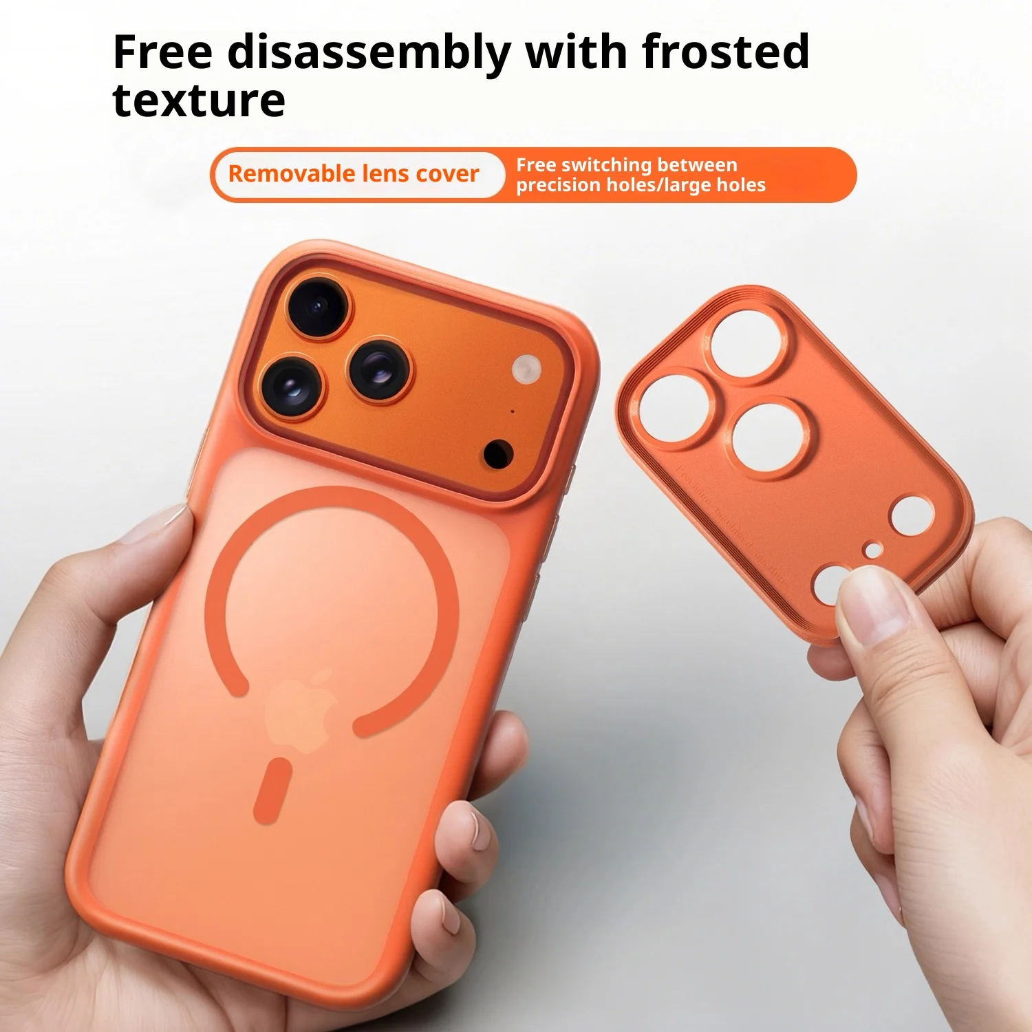 

Защитный чехол для объектива Magsafe Creative для разборки, для iPhone 17 Pro Max 17, воздушная камера, кнопка AI, полупрозрачная магнитная крышка