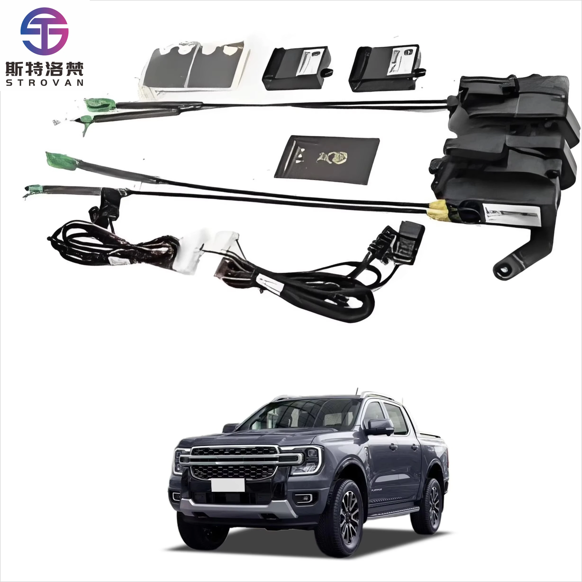 

Car Upgrade Parts Electric Suction Lock Front Cover Soft Close Door Automatic Suction Lock for Ranger 2022+