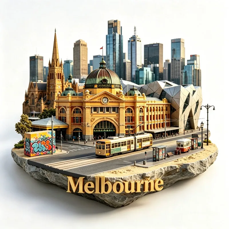 Australia Melbourne Fridge Stickers Metal Material Malaysia Souvenirs Turkey Italy Maldives Paris Seoul Fridge Magnets Gifts