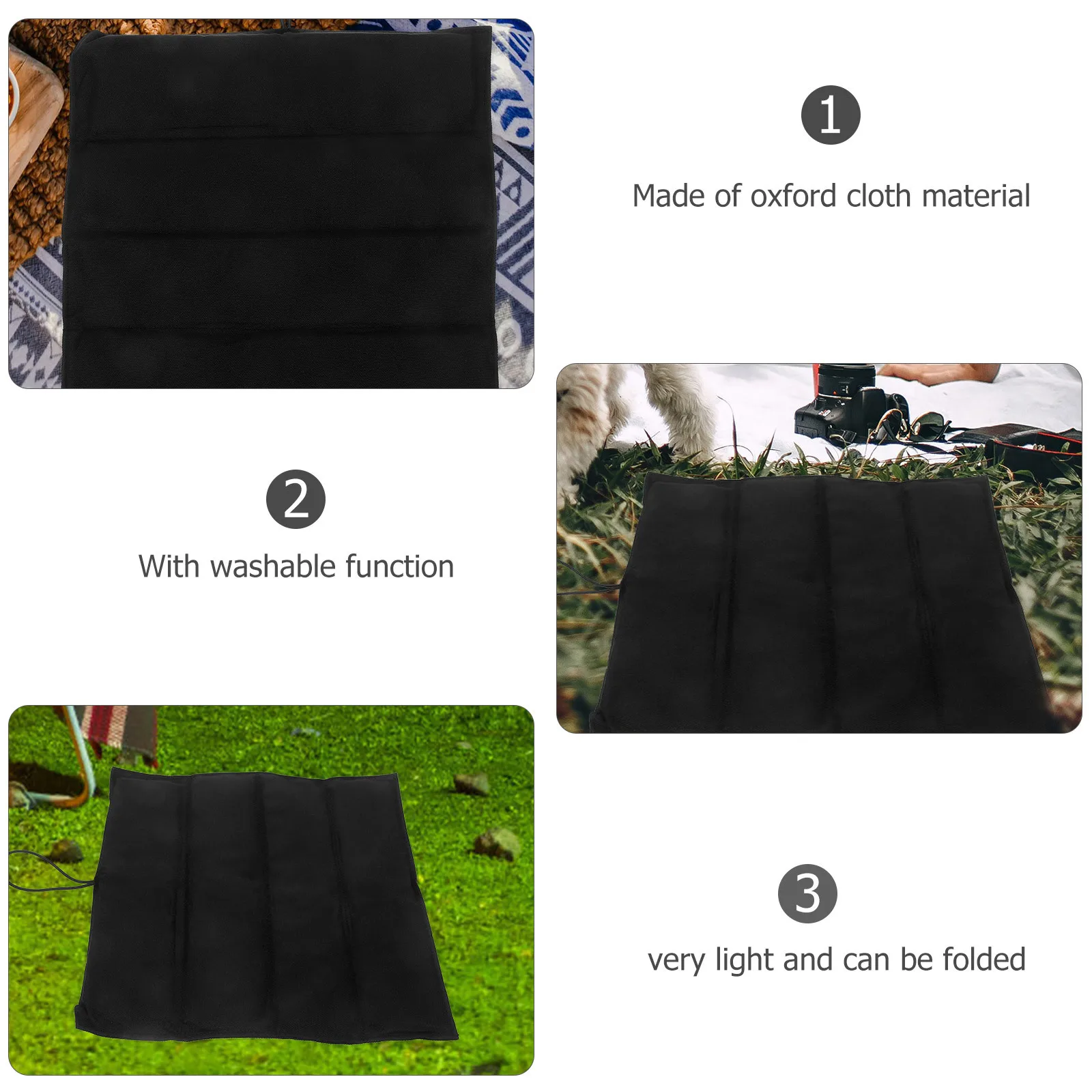 

Waterproof Outdoor Picnic Mat Oxford Cloth Folding Camping Seat Cushion Portable Large Picnic Pad for Beach Park Travel