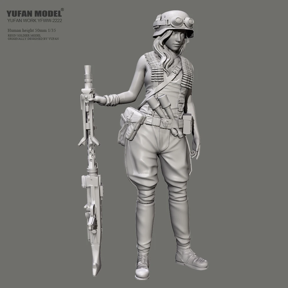 YUFAN MODEL1/35 Resin model kits figure beauty colorless and self-assembledYFWW-2222